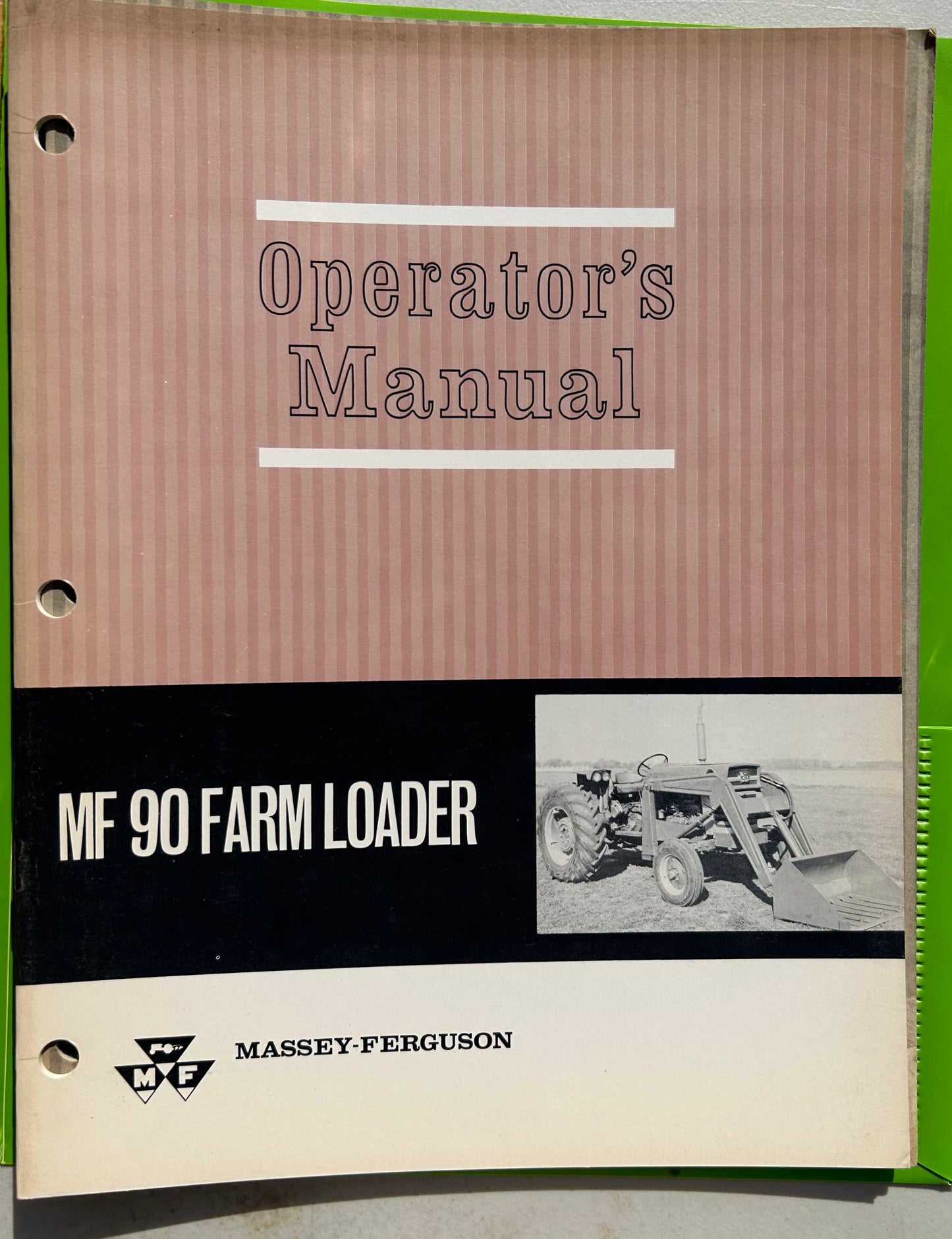 Massey Ferguson MF 90 Farm Loader _ Operator’s Manual