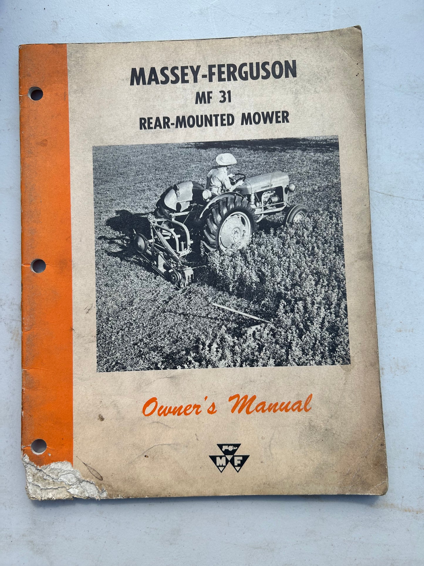 Massey Ferguson MF 31 Rear Mounted Mower _ Owner’s Manual