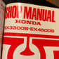 Honda Power Equipment Shop Manuals Binder