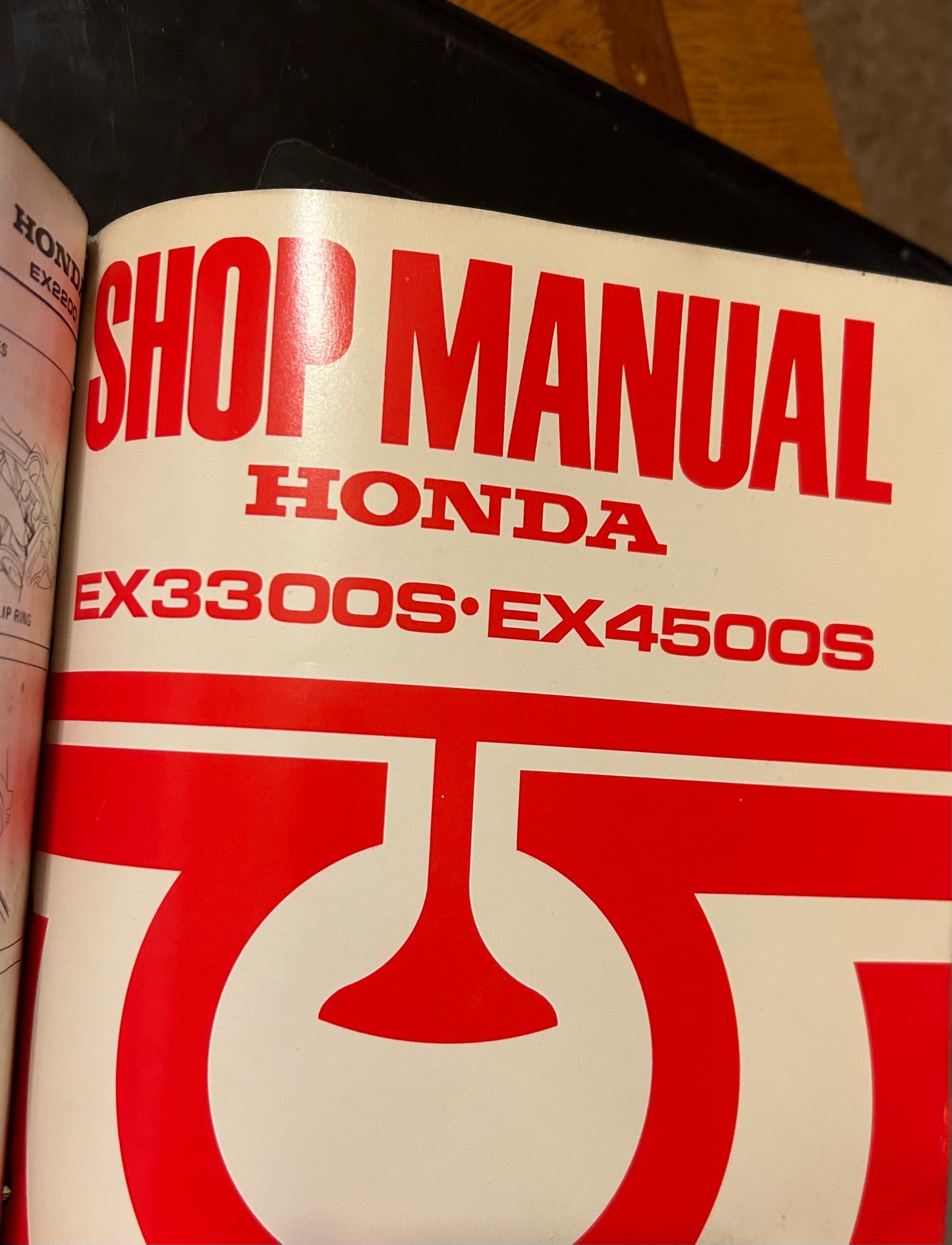 Honda Power Equipment Shop Manuals Binder