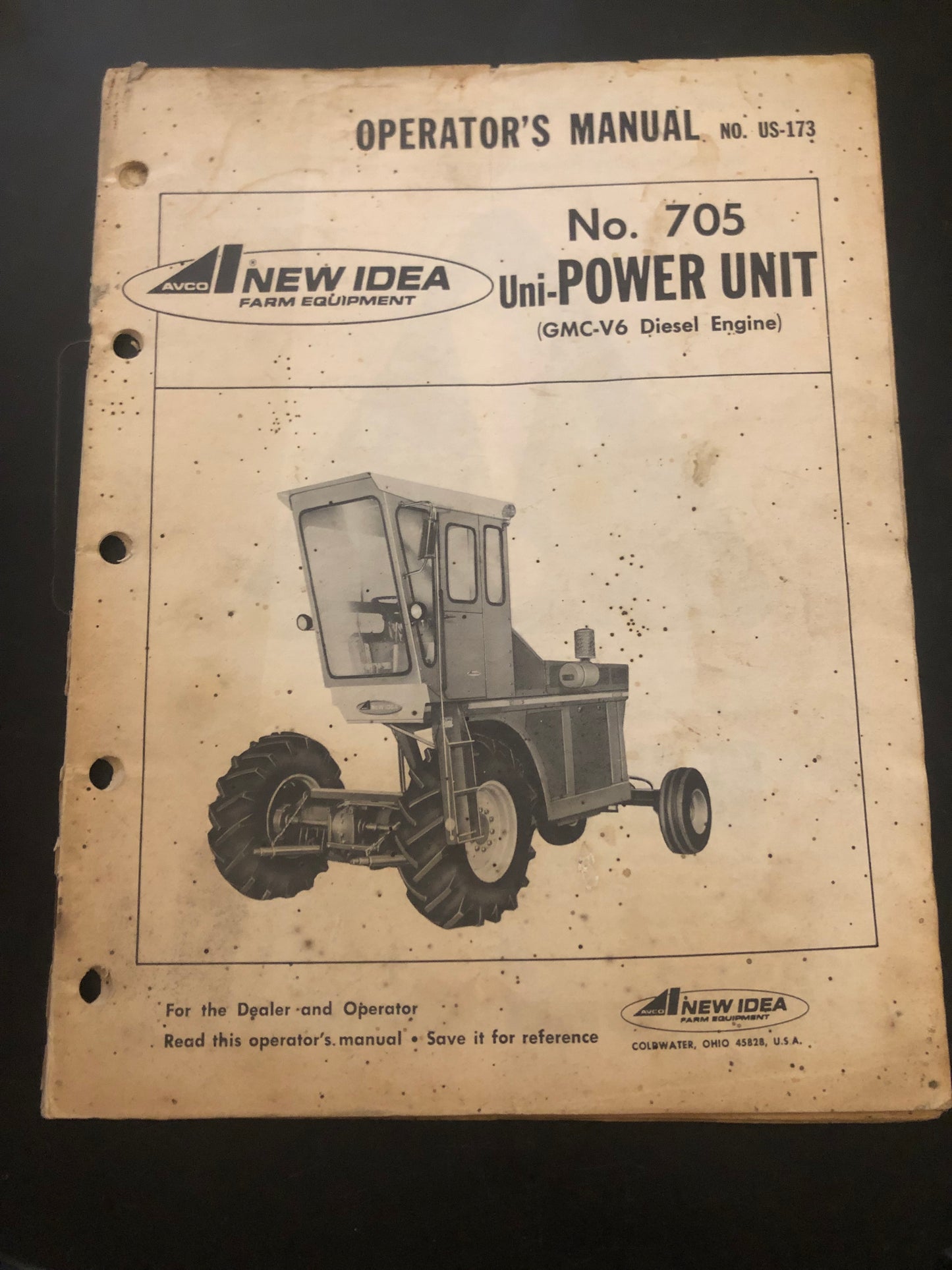 New Idea _ no 705 Uni-System Power Unit _ Operator’s Manual