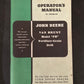John Deere _ Van Brunt model “FB” Fertilizer-Grain Drill _ Operator’s Manual