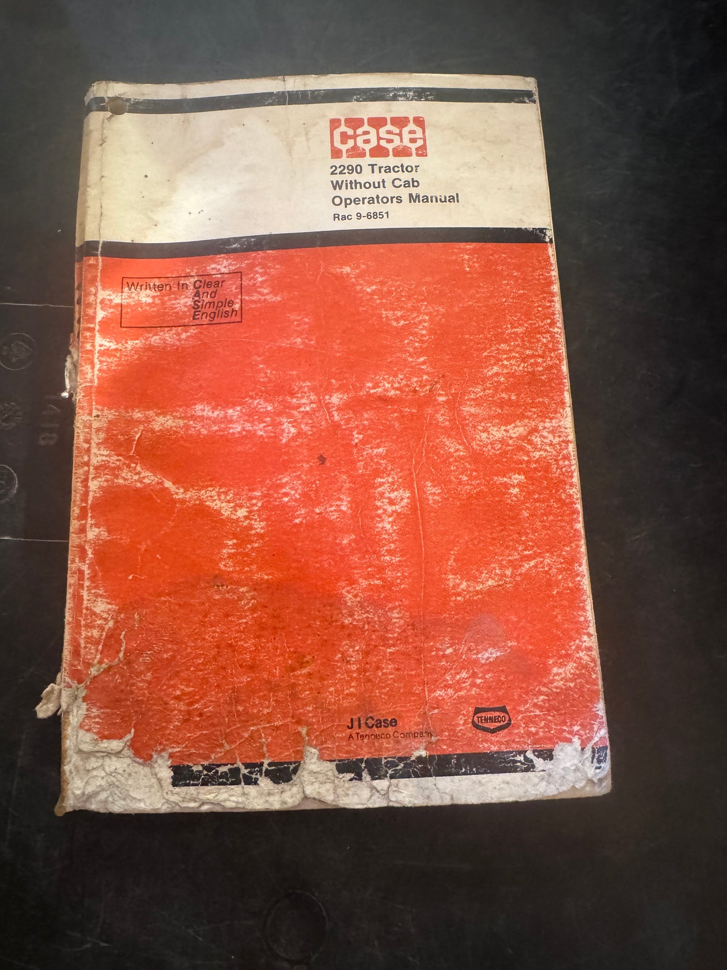 Case _ 2290 Without Cab _ Operators Manual RAC 9-6851