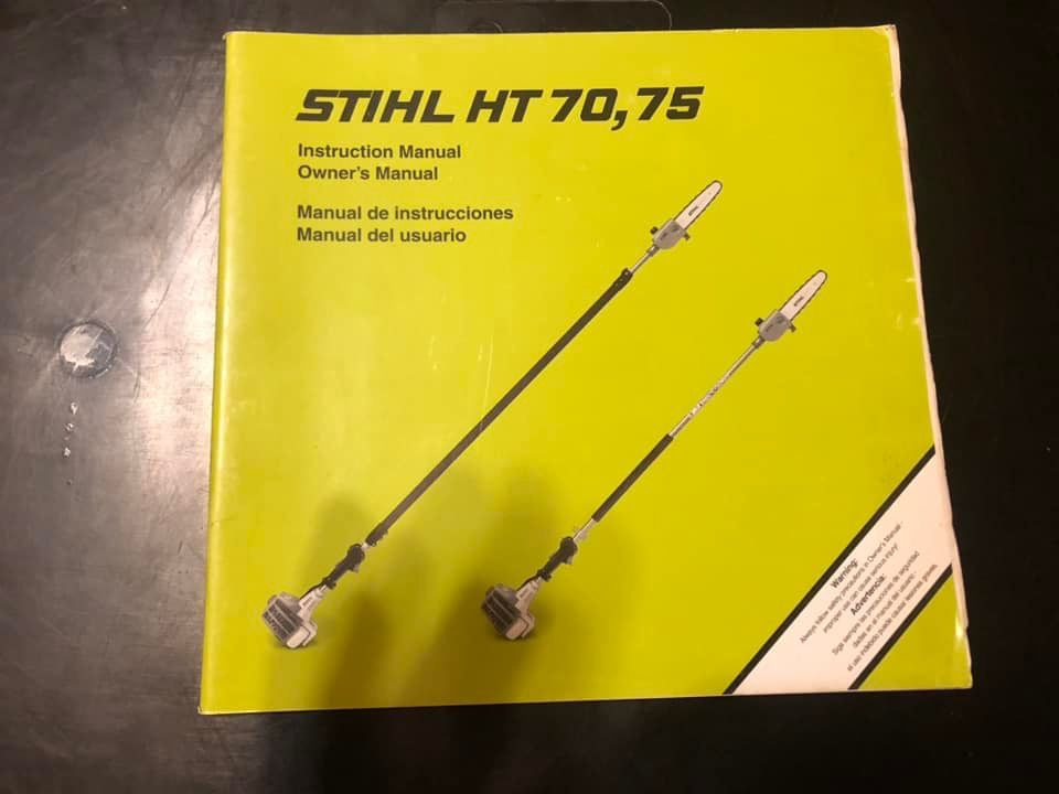 Stihl _ HT 70, 75  Instructions & Owner’s Manual