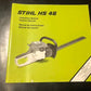 Stihl _ HS 45 Instructions & Owner’s Manual