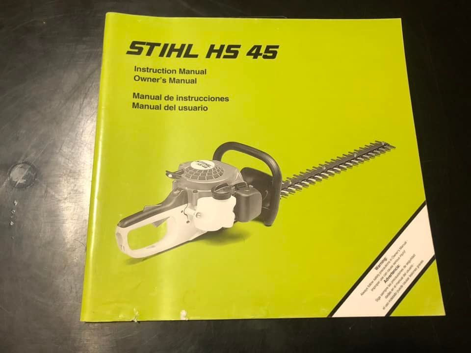 Stihl _ HS 45 Instructions & Owner’s Manual