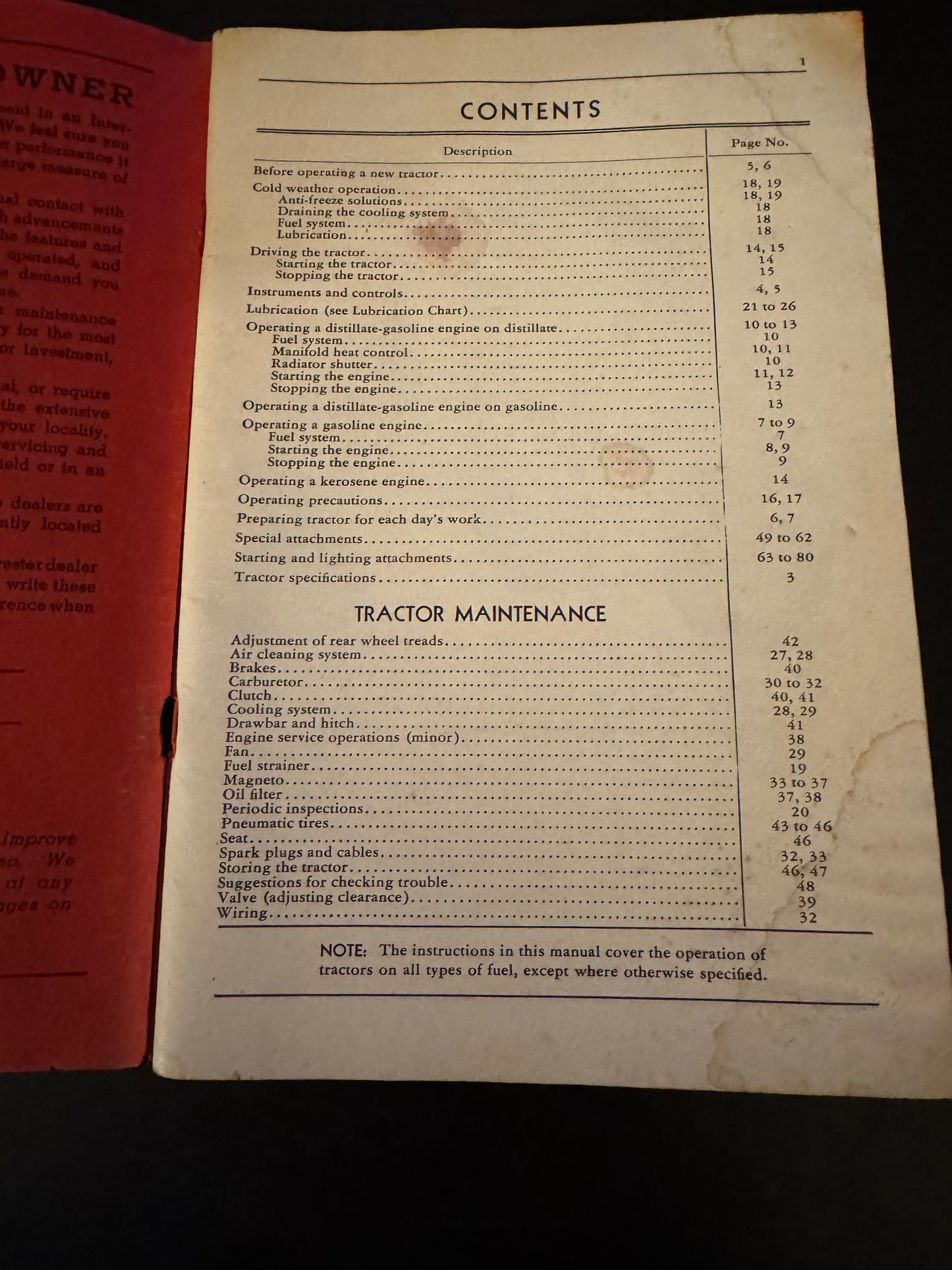 Farmall _ B _ Owner’s Manual