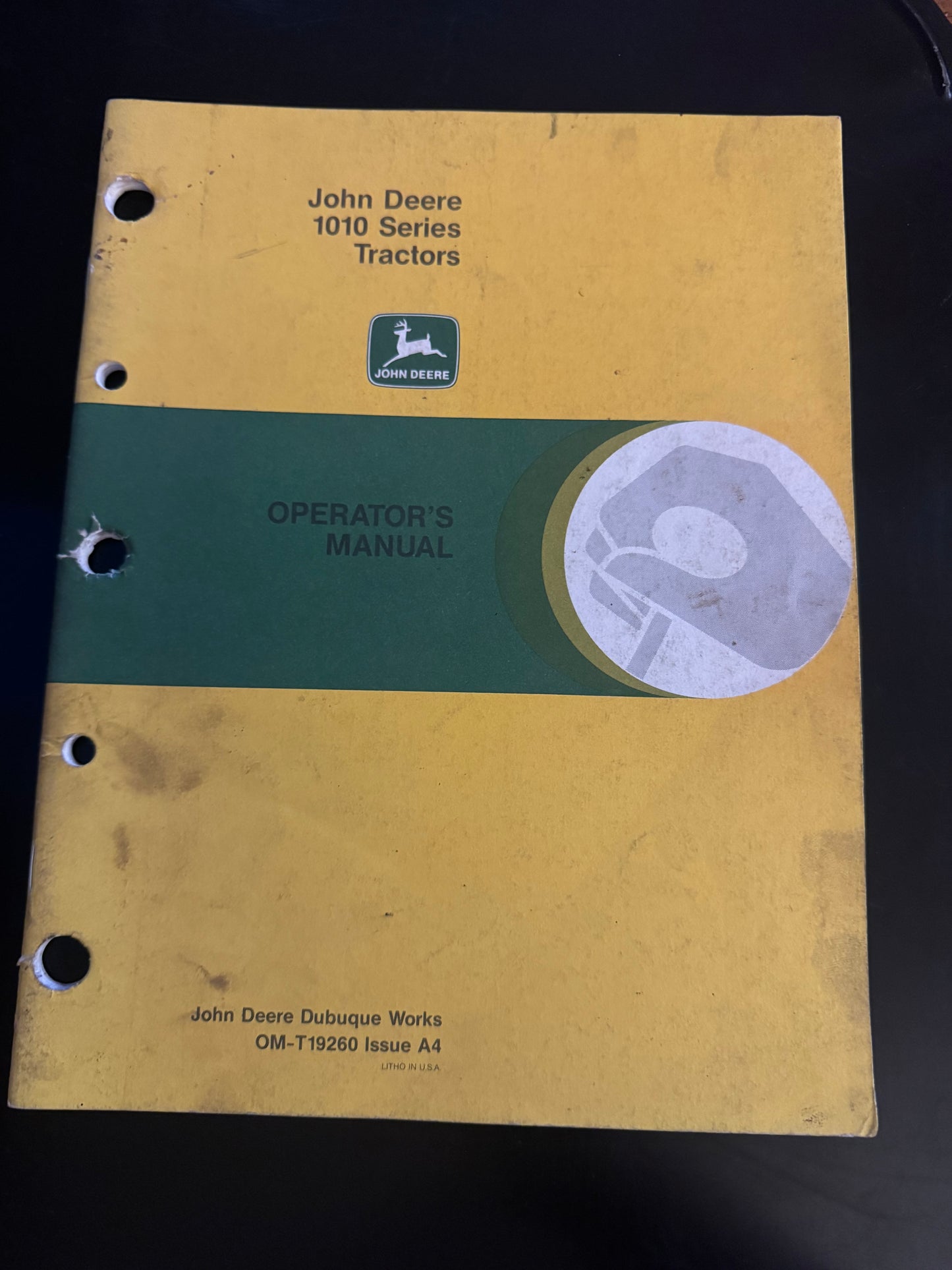 John Deere _ 1010 Series Tractors _ Operator’s Manual OM-T19260 A4