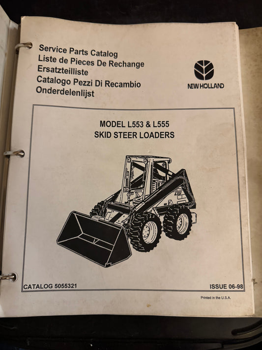 New Holland _ model L553 & L555 Skid Steer Loaders _ Service Parts Catalog
