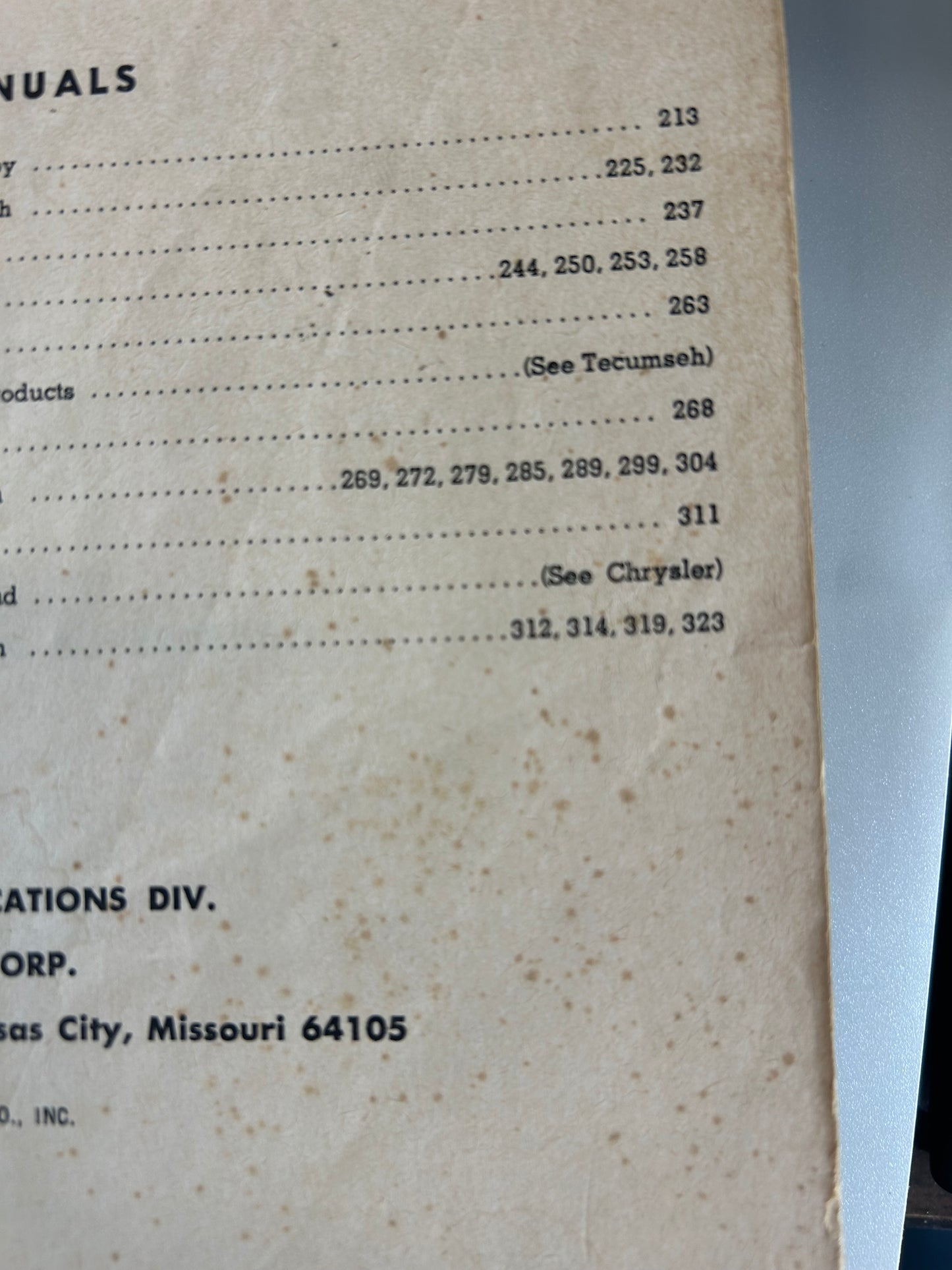 Small Engines Service Manual _ multiple editions