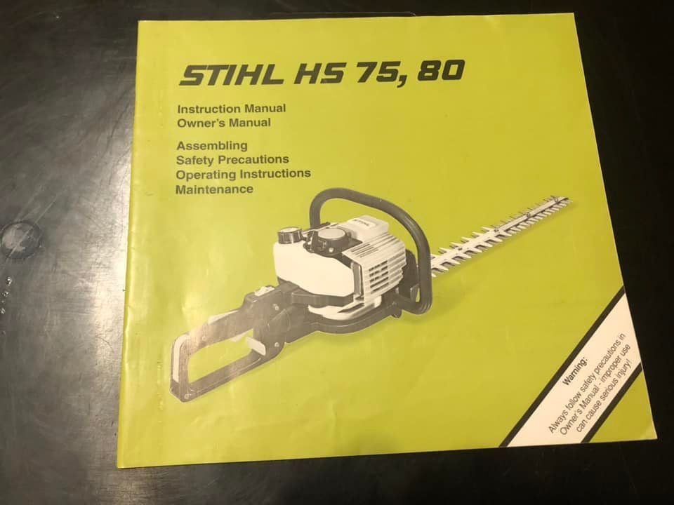 Stihl _ HS 75, 80 Instructions & Owner’s Manual