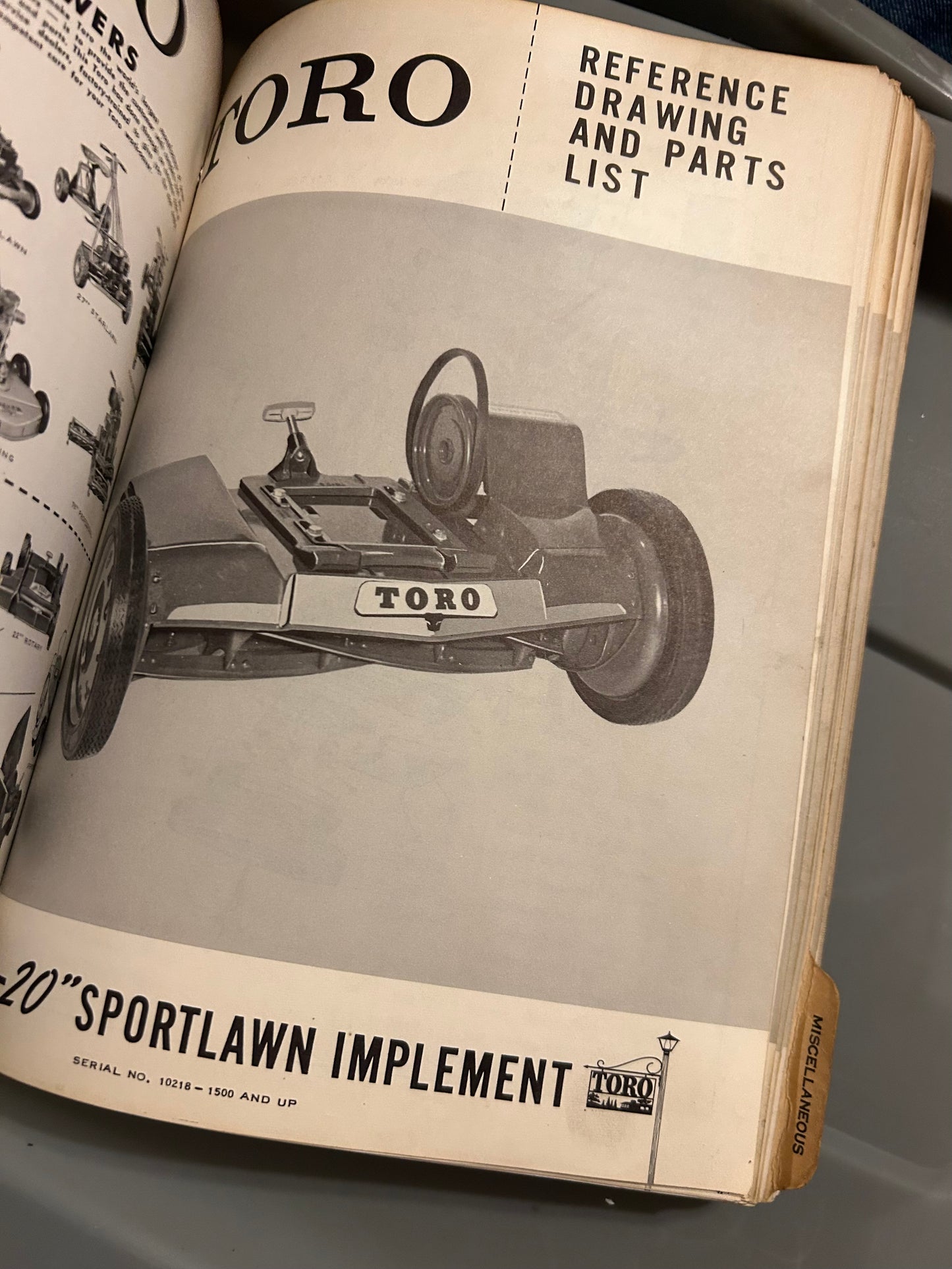 Toro Collection of manuals