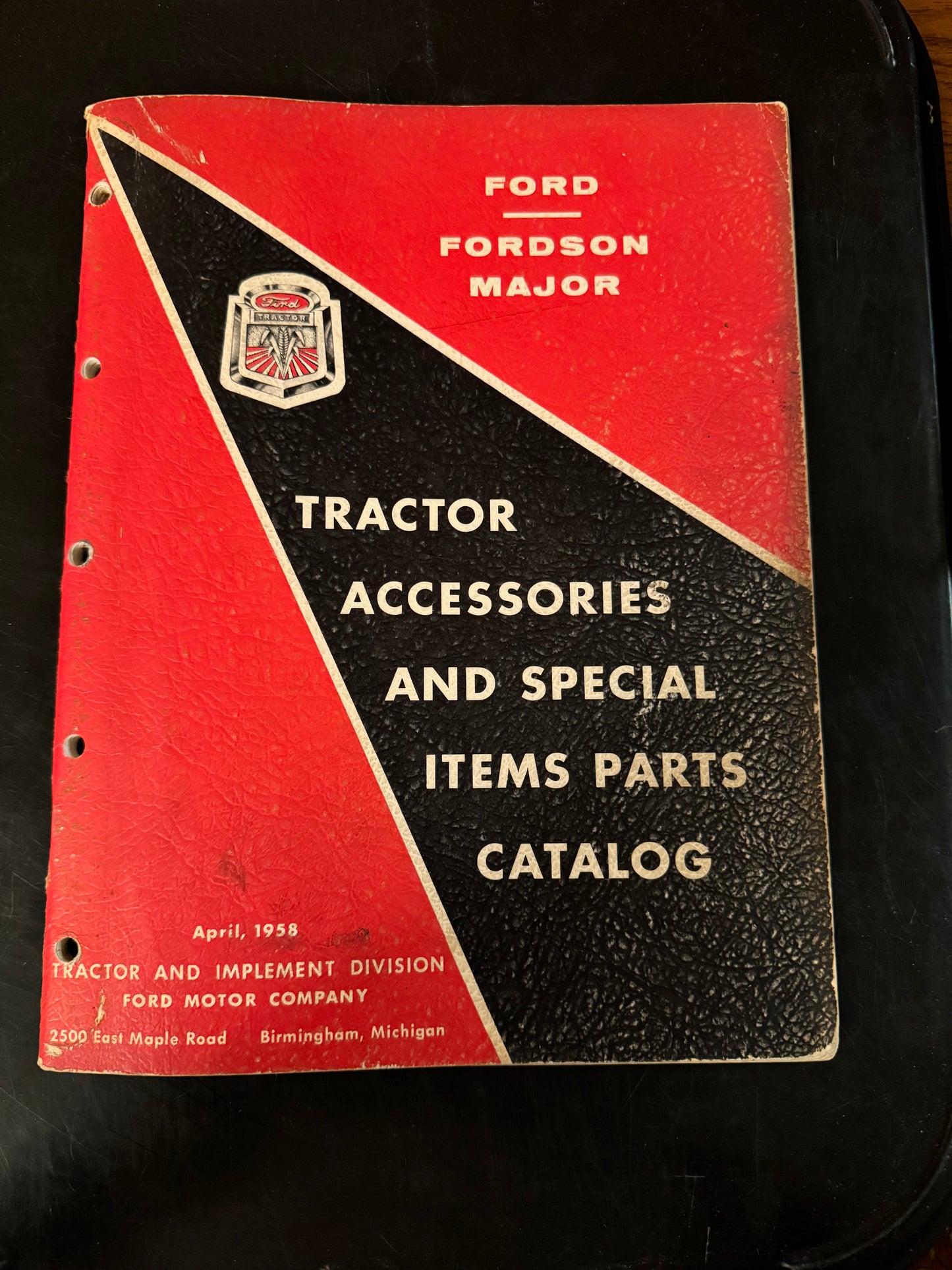 Ford _ Ford & Fordson Major Tractor Accessories & Special Items _ Parts Catalog