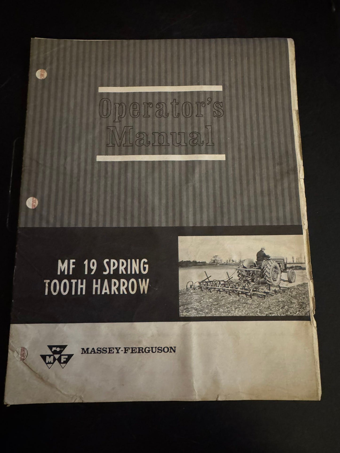 Massey Ferguson _ MF 19 Spring Tooth Harrow _ Operator’s Manual