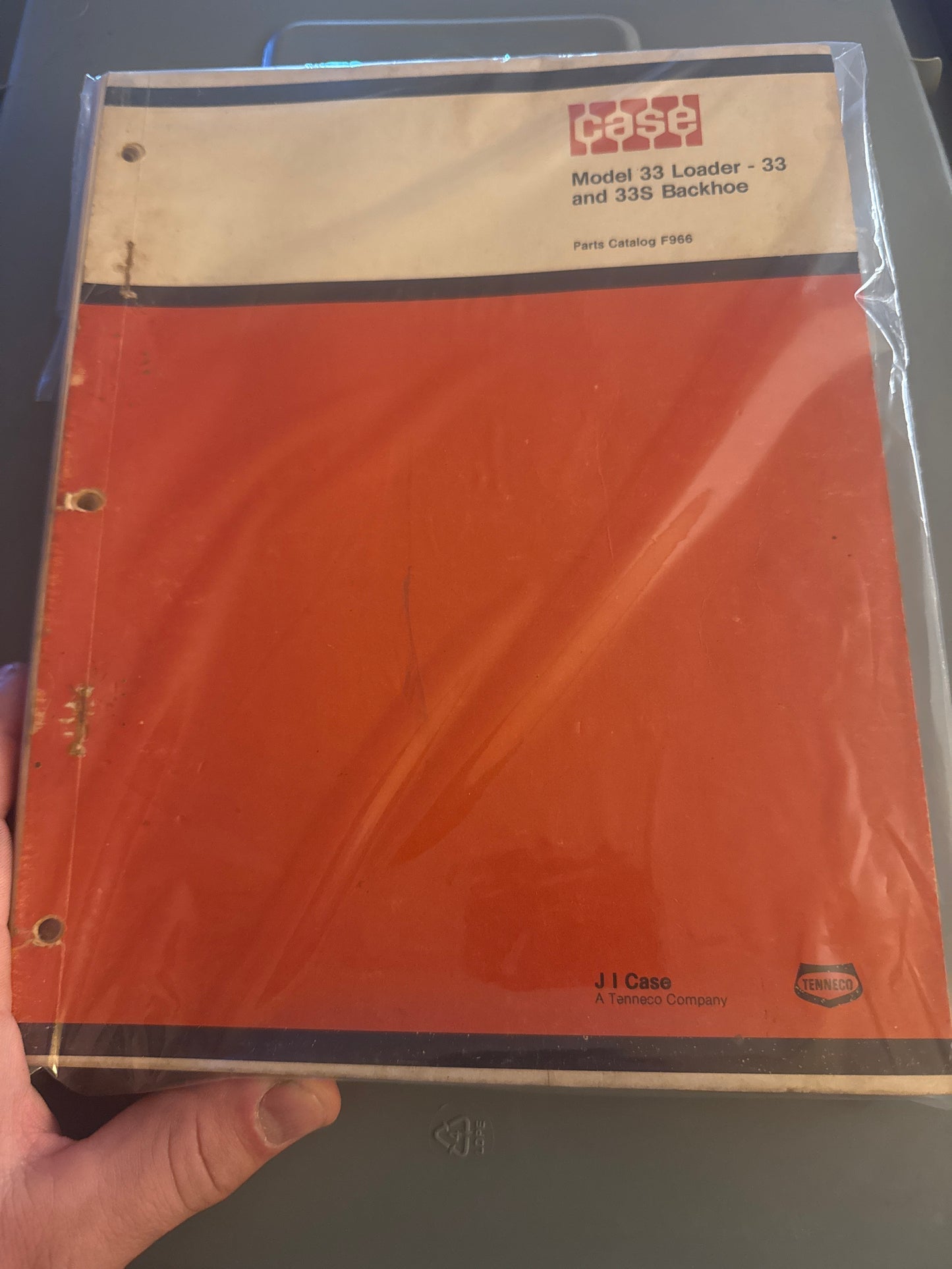 Case _ Model 33 Loader - 33 & 33S Backhoe _ Parts Catalog F966