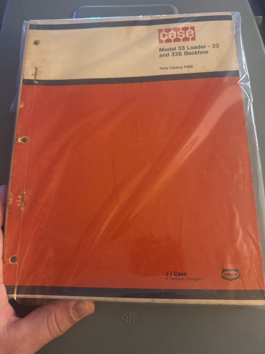 Case _ Model 33 Loader - 33 & 33S Backhoe _ Parts Catalog F966