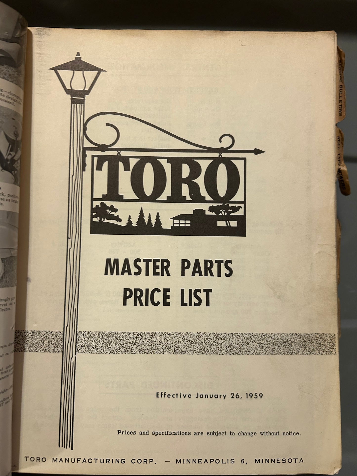 Toro Collection of manuals