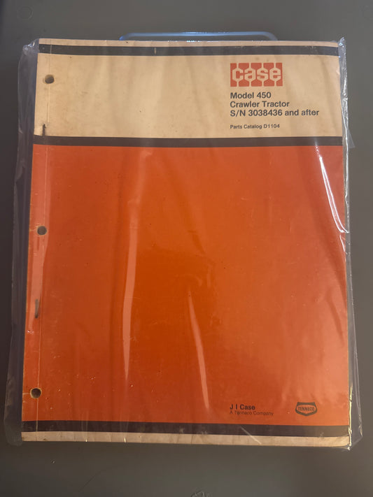 Case _ Model 450 Crawler Tractor S/N 3038436 & after _ Parts catalog D1104