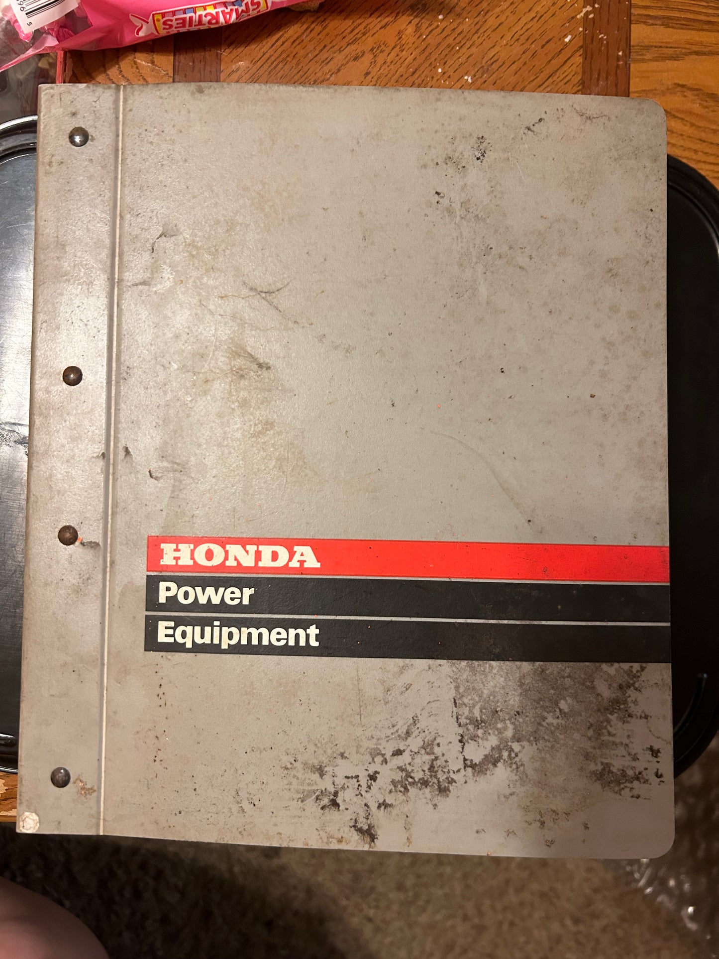 Honda Power Equipment Shop Manuals Binder