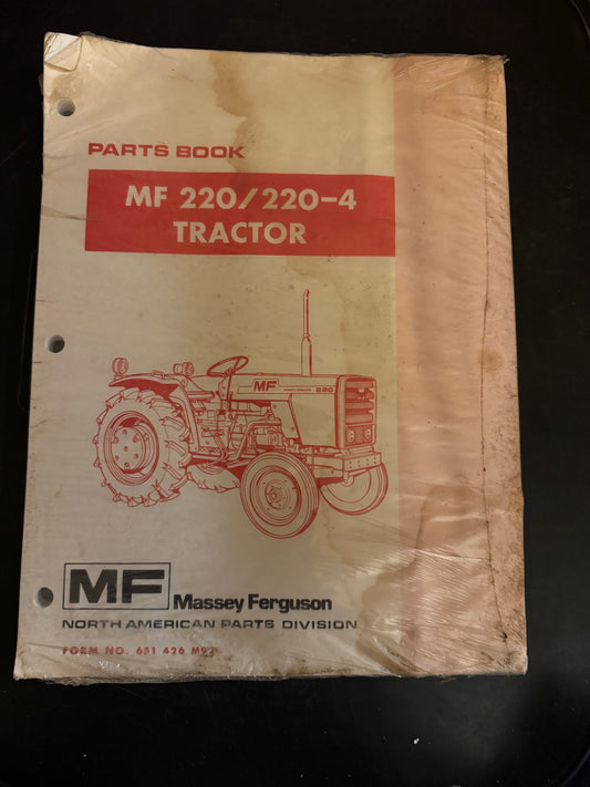 Massey Ferguson _ MF 220 / 220-4 Tractor _ Parts Book