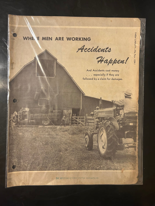 Farm Liability 1204.1 _ Where Men are Working Accidents Happen