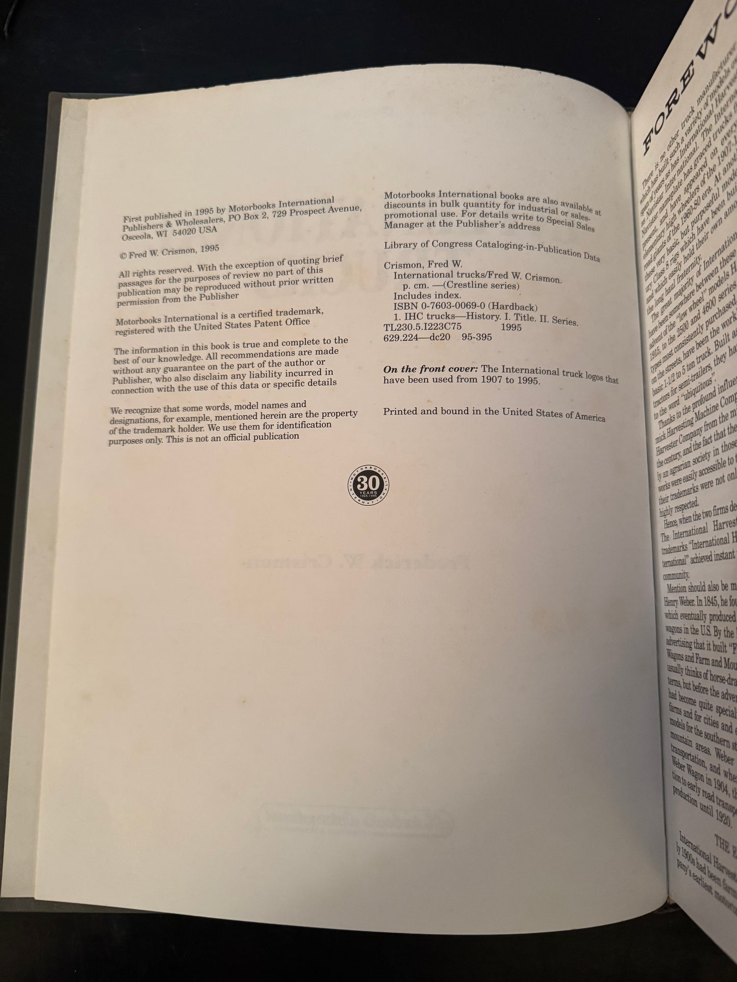 International Trucks by Frederick W. Crismon