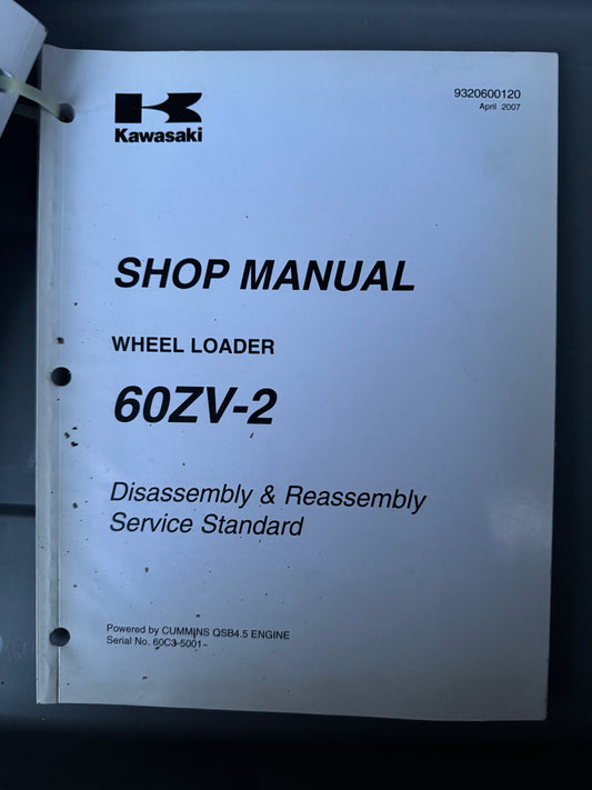 Kawasaki _ Wheel Loader 60ZV-2 9320600120 April 2007 _ Parts Catalog