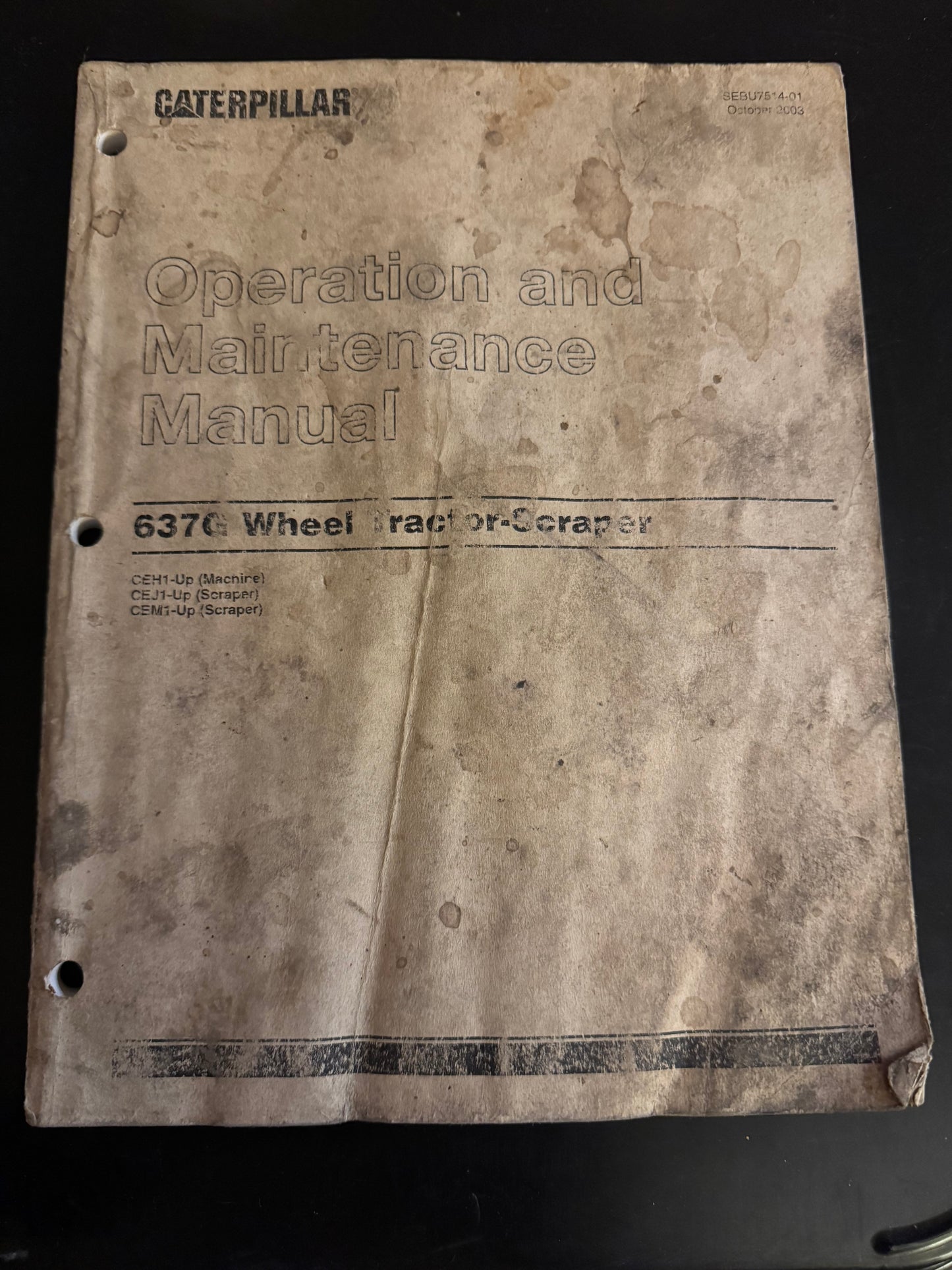 Caterpillar _  637G Wheel Tractor-Scraper _ Operation & Maintenance Manual
