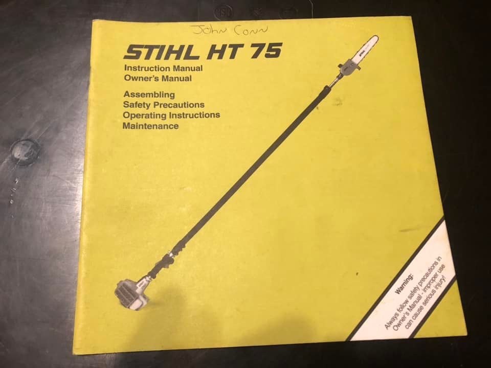 Stihl _ HT 75  Instructions & Owner’s Manual