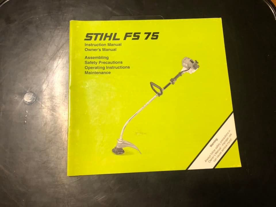 Stihl _ FS 75 Instructions & Owner’s Manual – Carmichael's Garage
