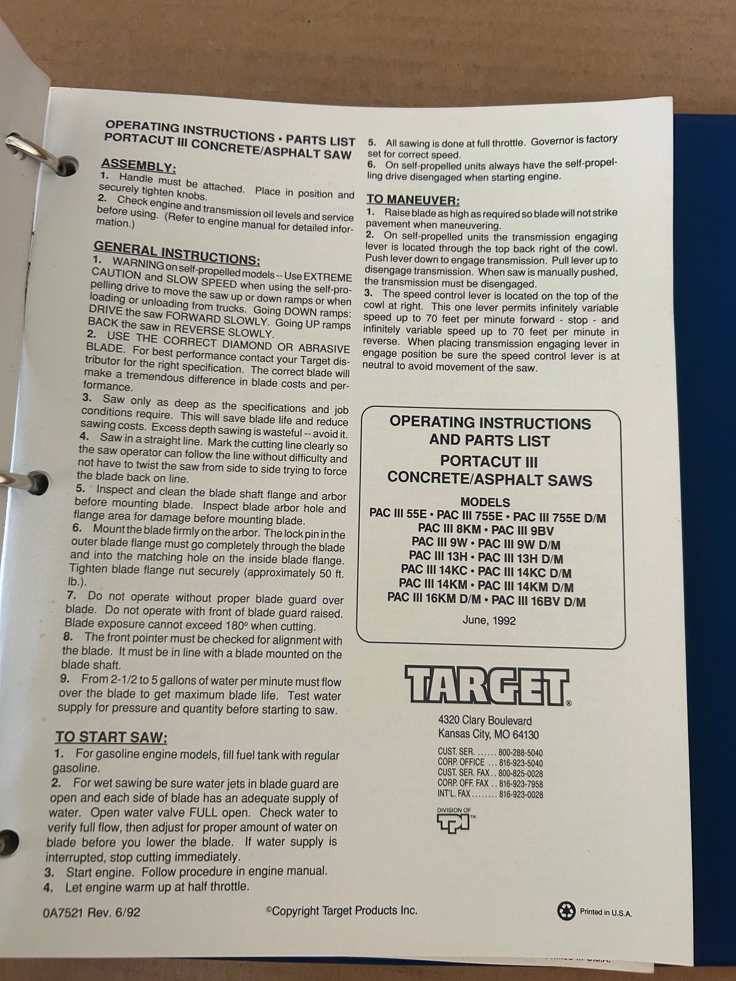 XANDER Target _ Saws & Etc Manuals vol 3