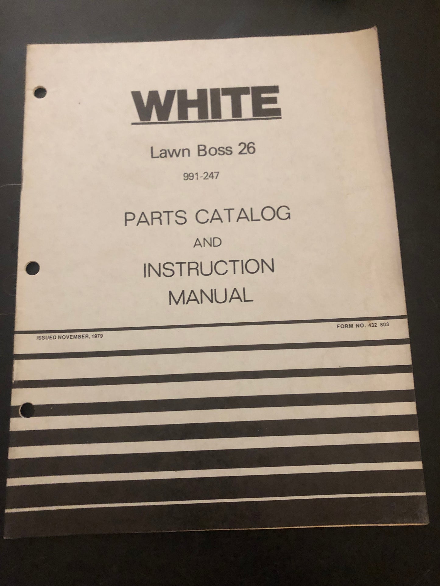 White _ lawn boss 26 _ Parts Catalog & Instruction Manual