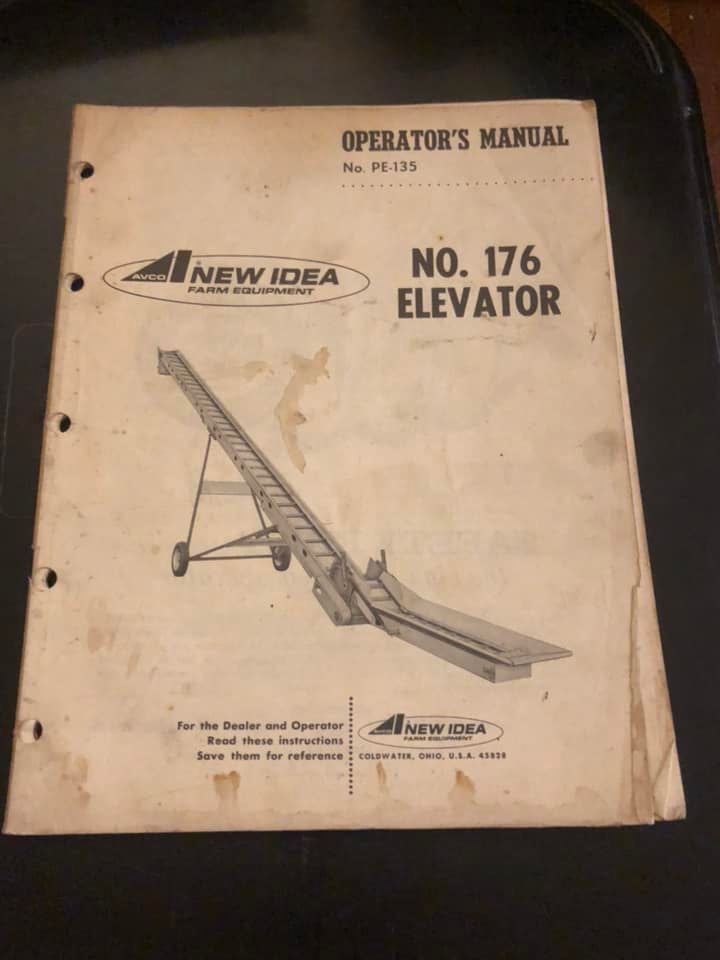 New Idea _ no 176 Elevator _ Operator’s Manual