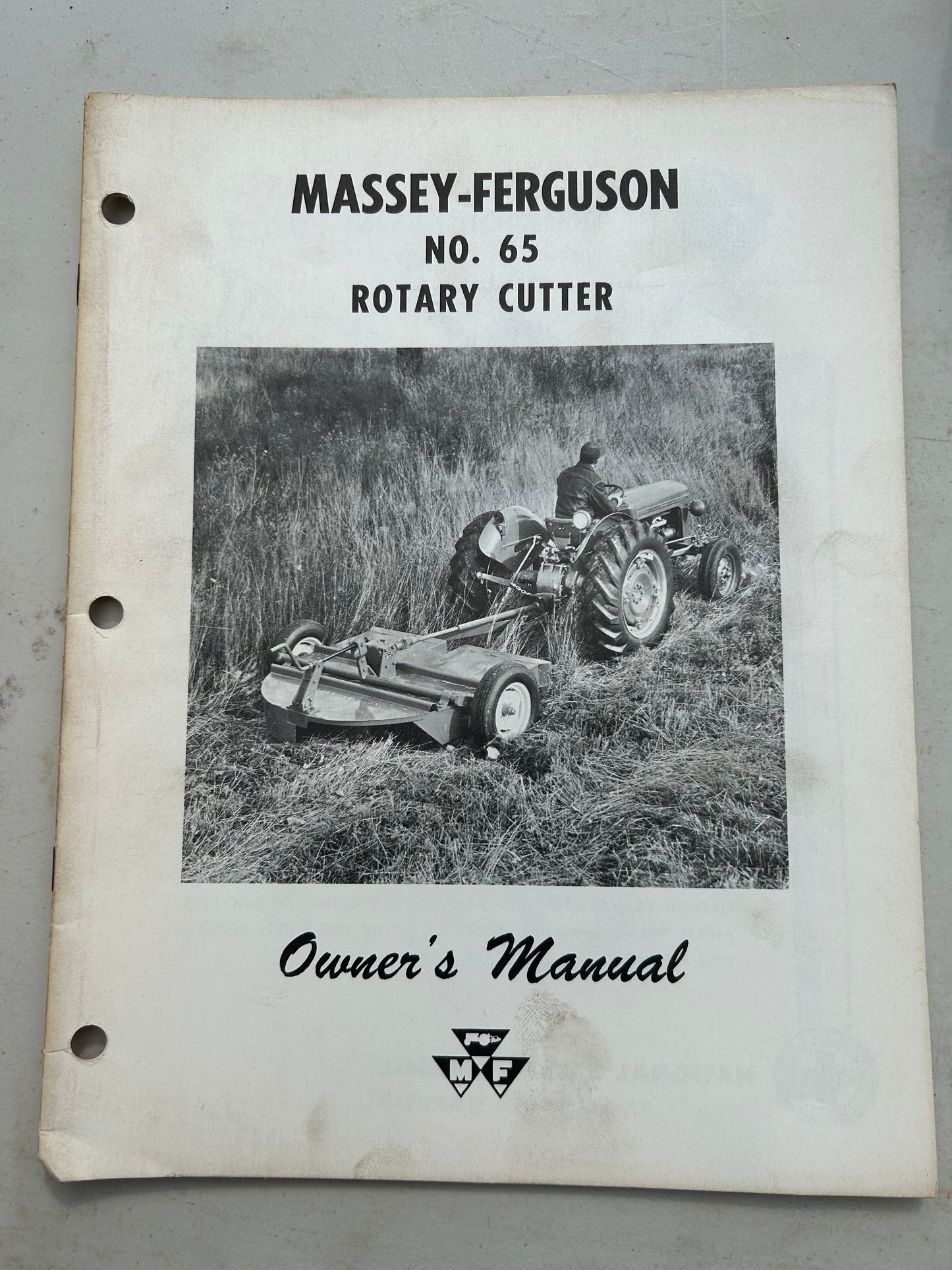 Massey Ferguson MF 65 Rotary Cutter _ Owner’s Manual