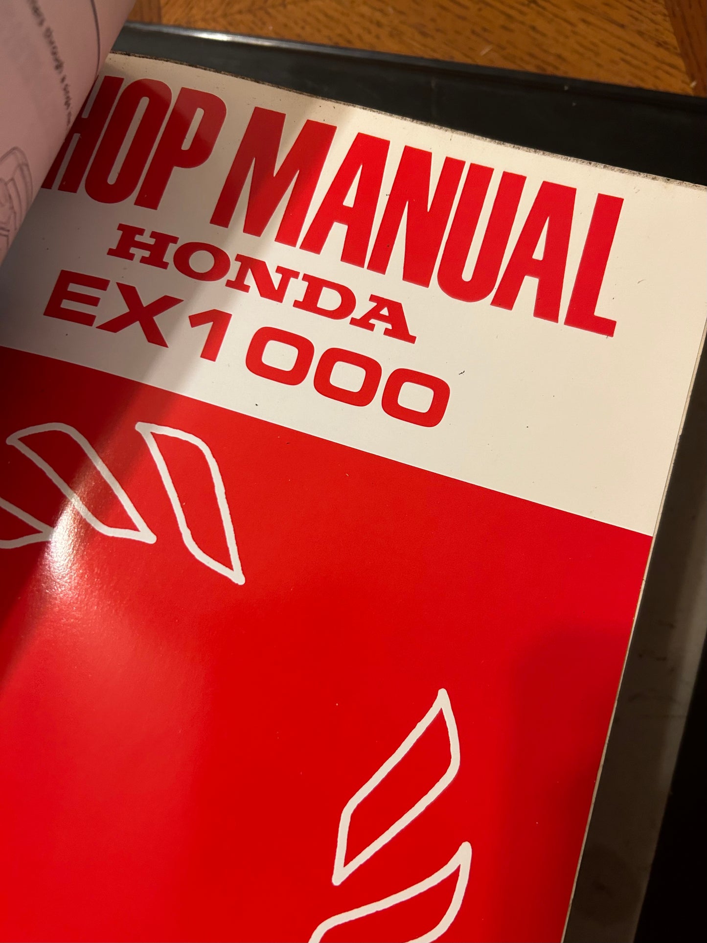 Honda Power Equipment Shop Manuals Binder