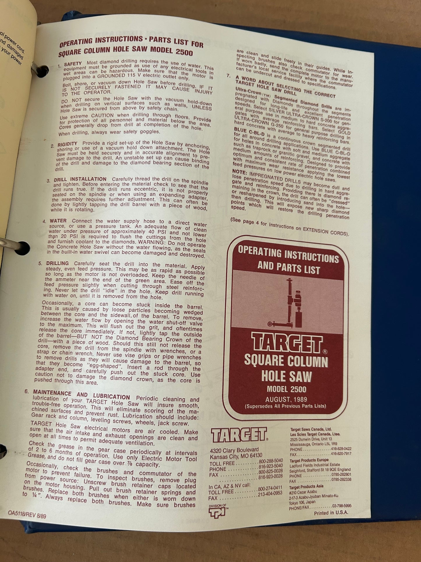 XANDER Target _ Saws & Etc Manuals vol 3