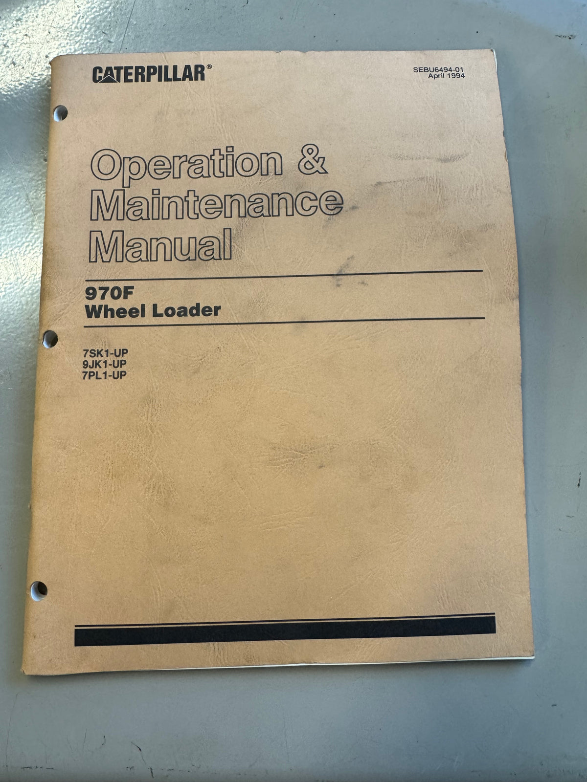 Caterpillar _ 970F _ Operation & Maintenance Manual