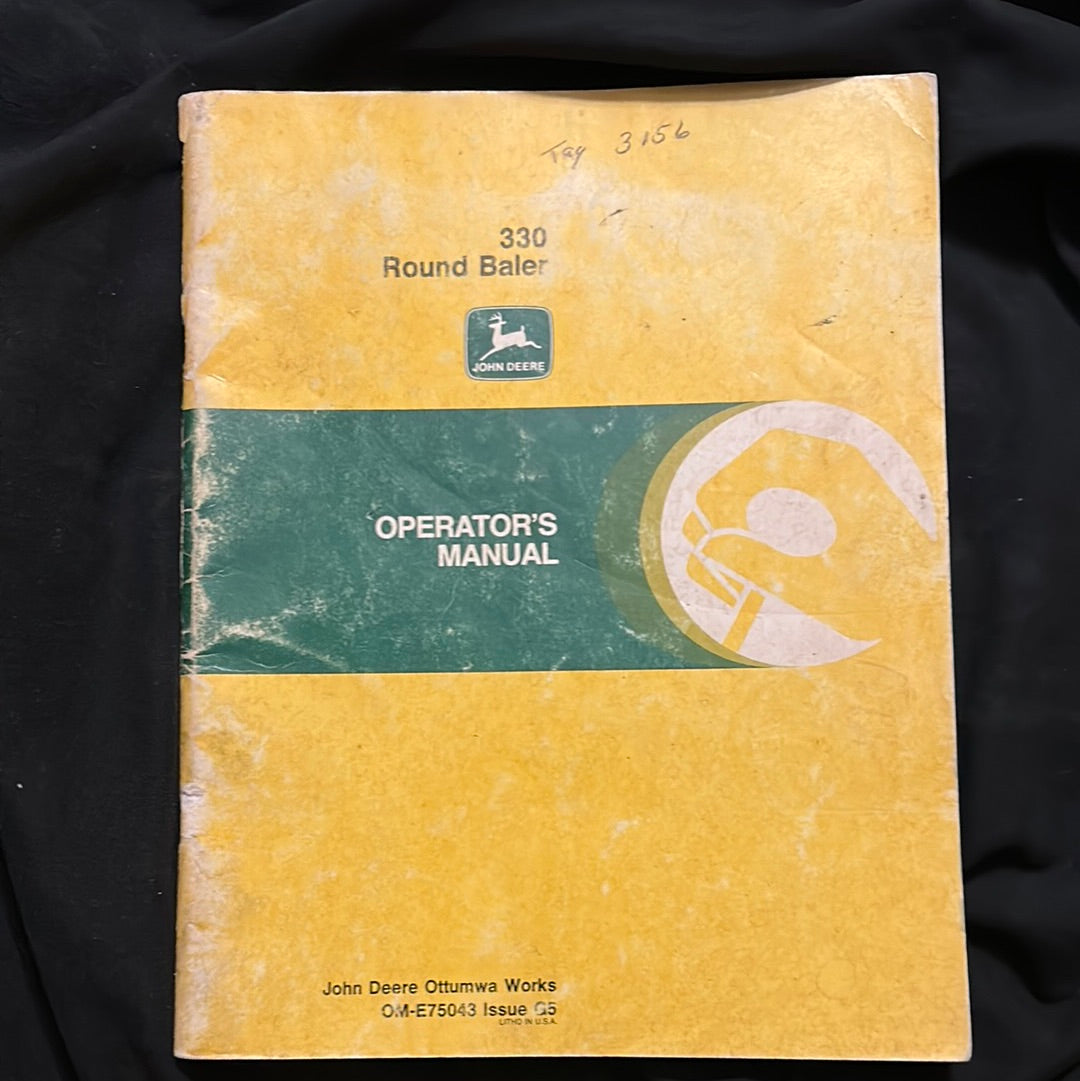 John Deere _ 330 Round Baler_ Operator’s Manual