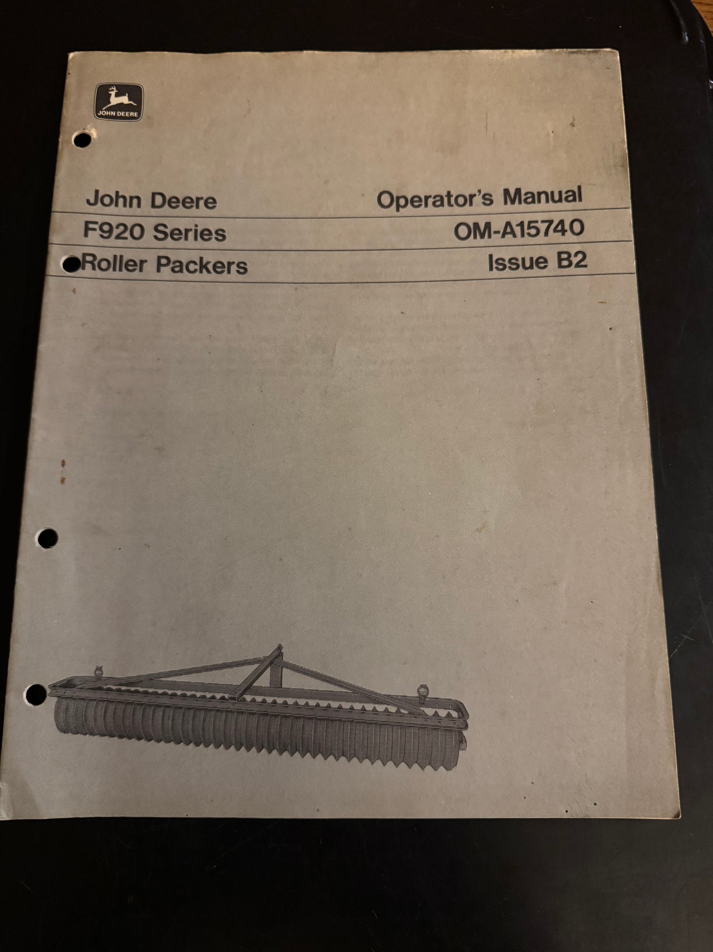 John Deere _ F920 Roller Packers _ Operator’s Manual OM-A15740 B2