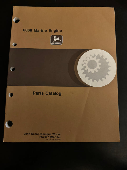 John Deere _ 6068 Marine Engine _ Parts Catalog PC-2367