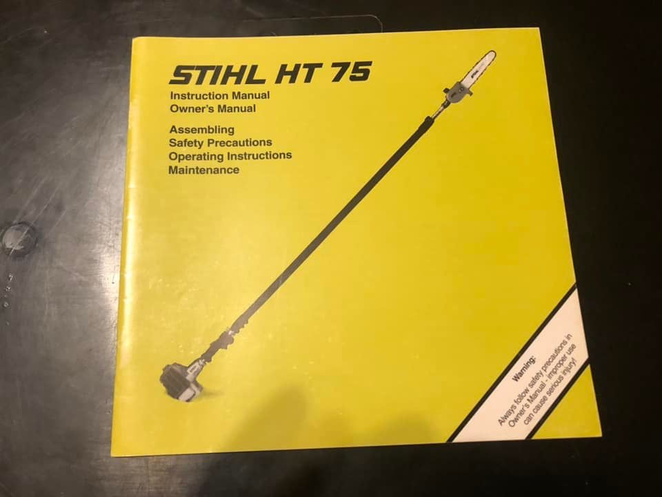 Stihl _ HT 75  Instructions & Owner’s Manual