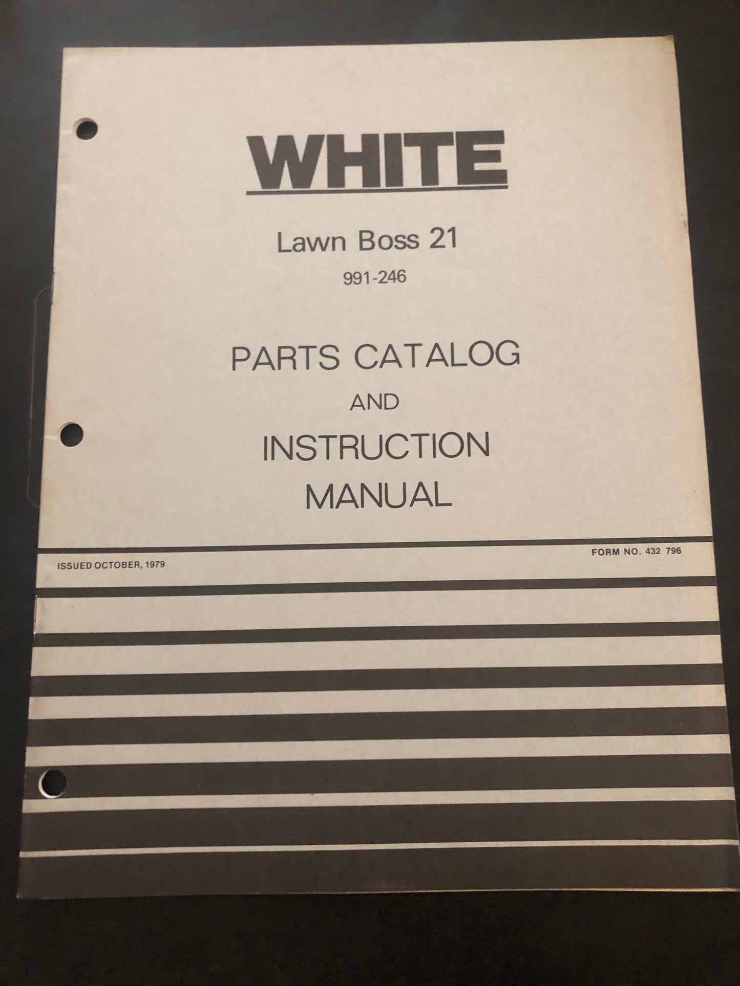 White _ lawn boss 21 _ Parts Catalog & Instruction Manual