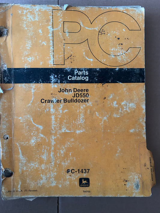 John Deere _ JD550 Crawler Bulldozer _ Parts Catalog PC-1437