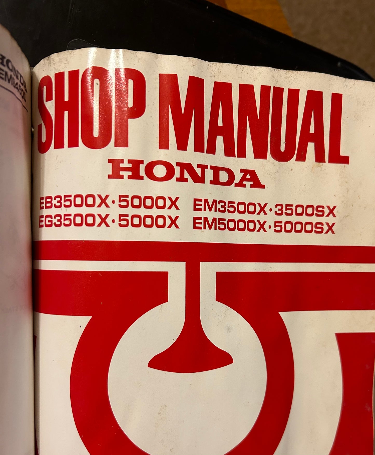 Honda Power Equipment Shop Manuals Binder