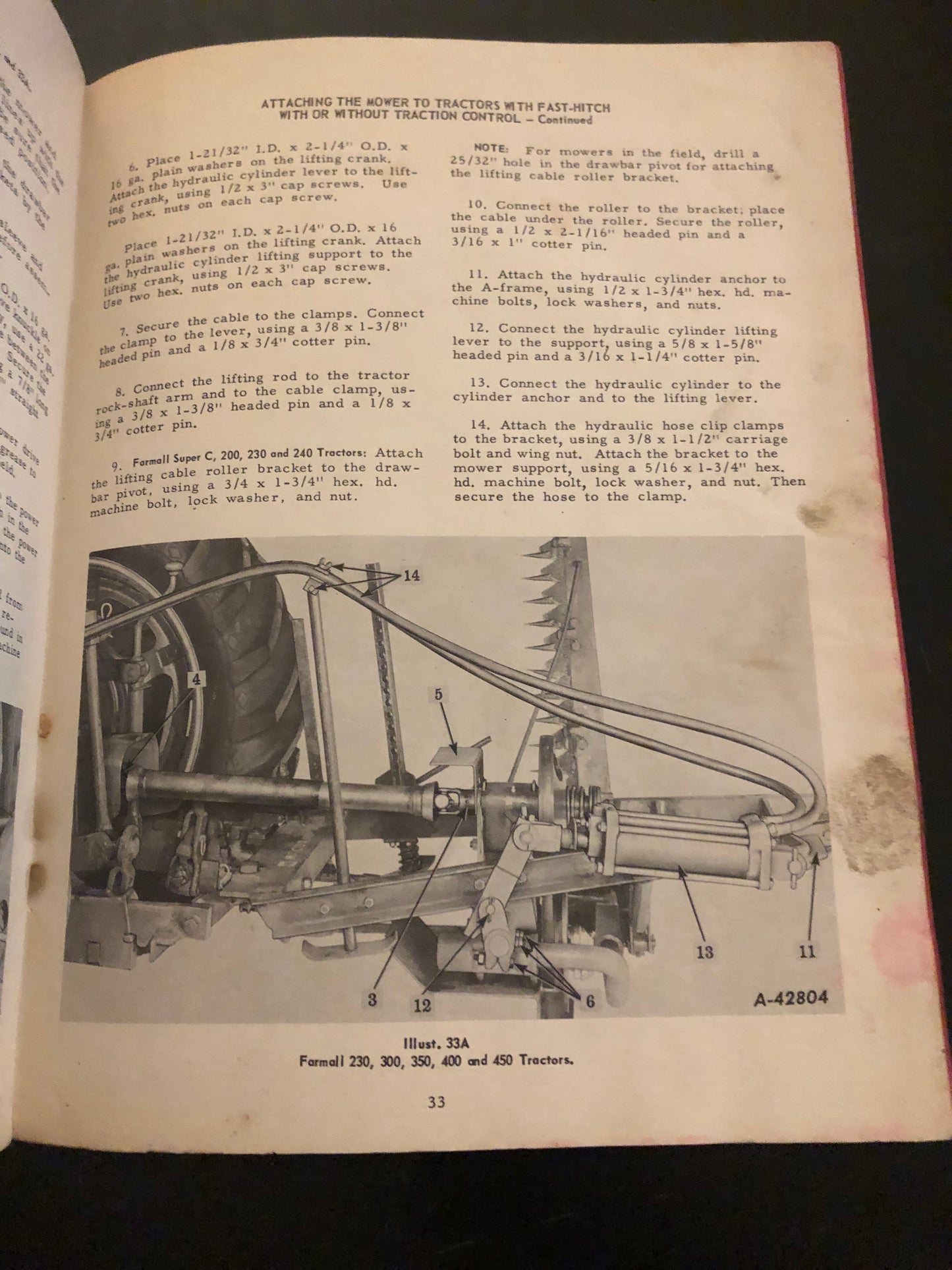 IH McCormick _ No 31 Mower _ Operator's Manual