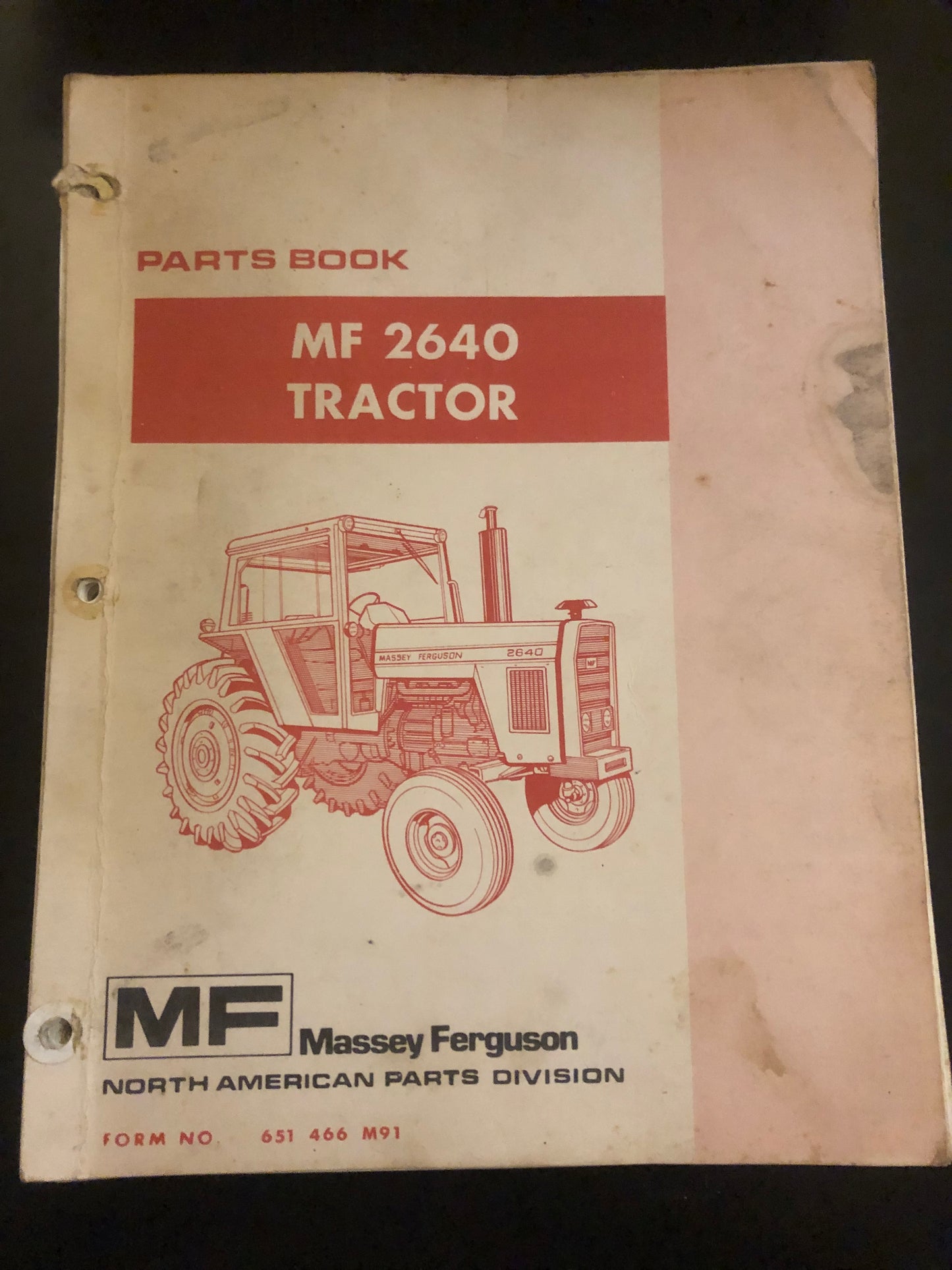 Massey Ferguson _ MF 2640 Tractor _ Parts Book