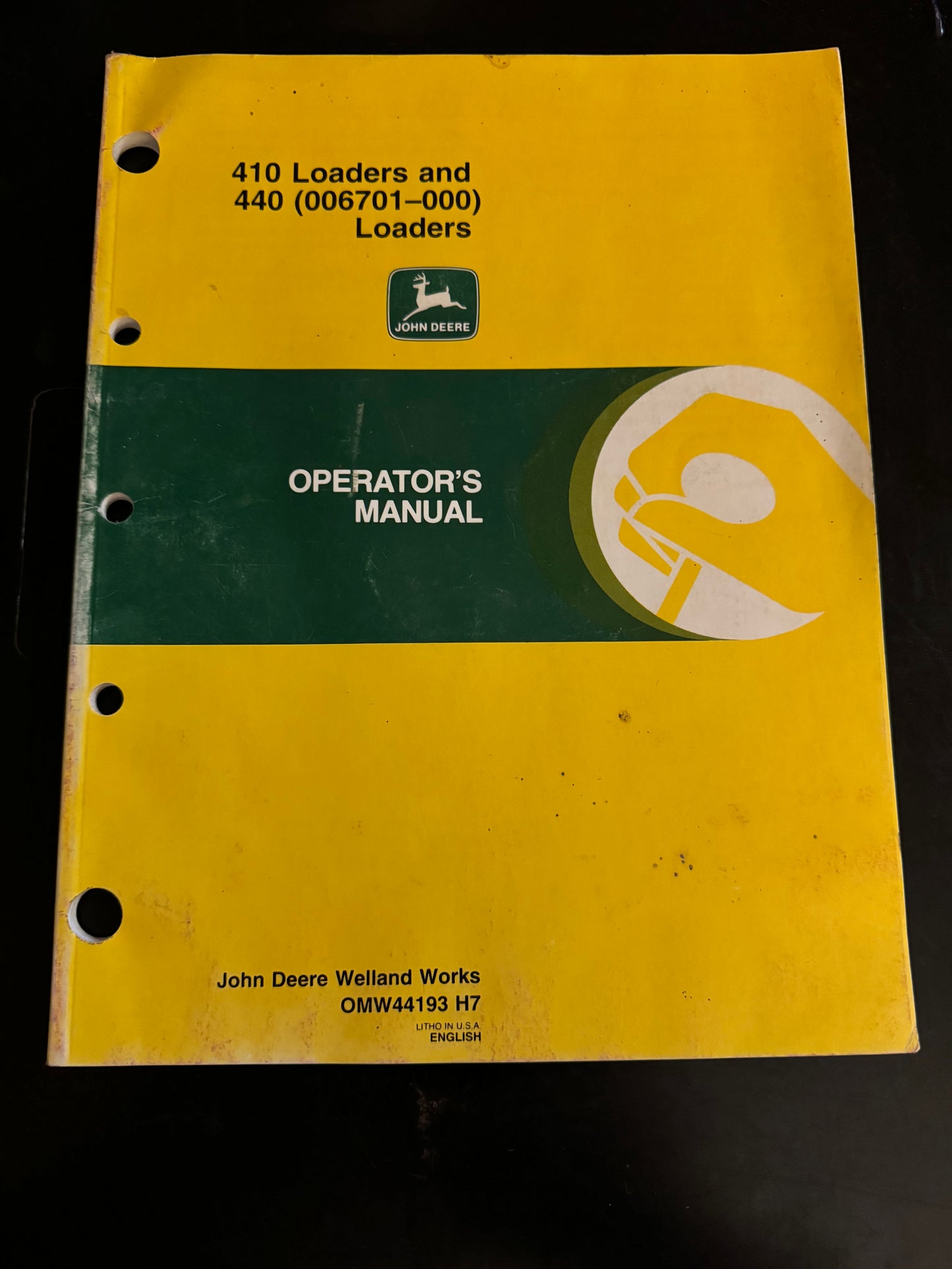 John Deere _ 410 Loaders & 440 Loaders _ Operator’s Manual OMW44193 H7