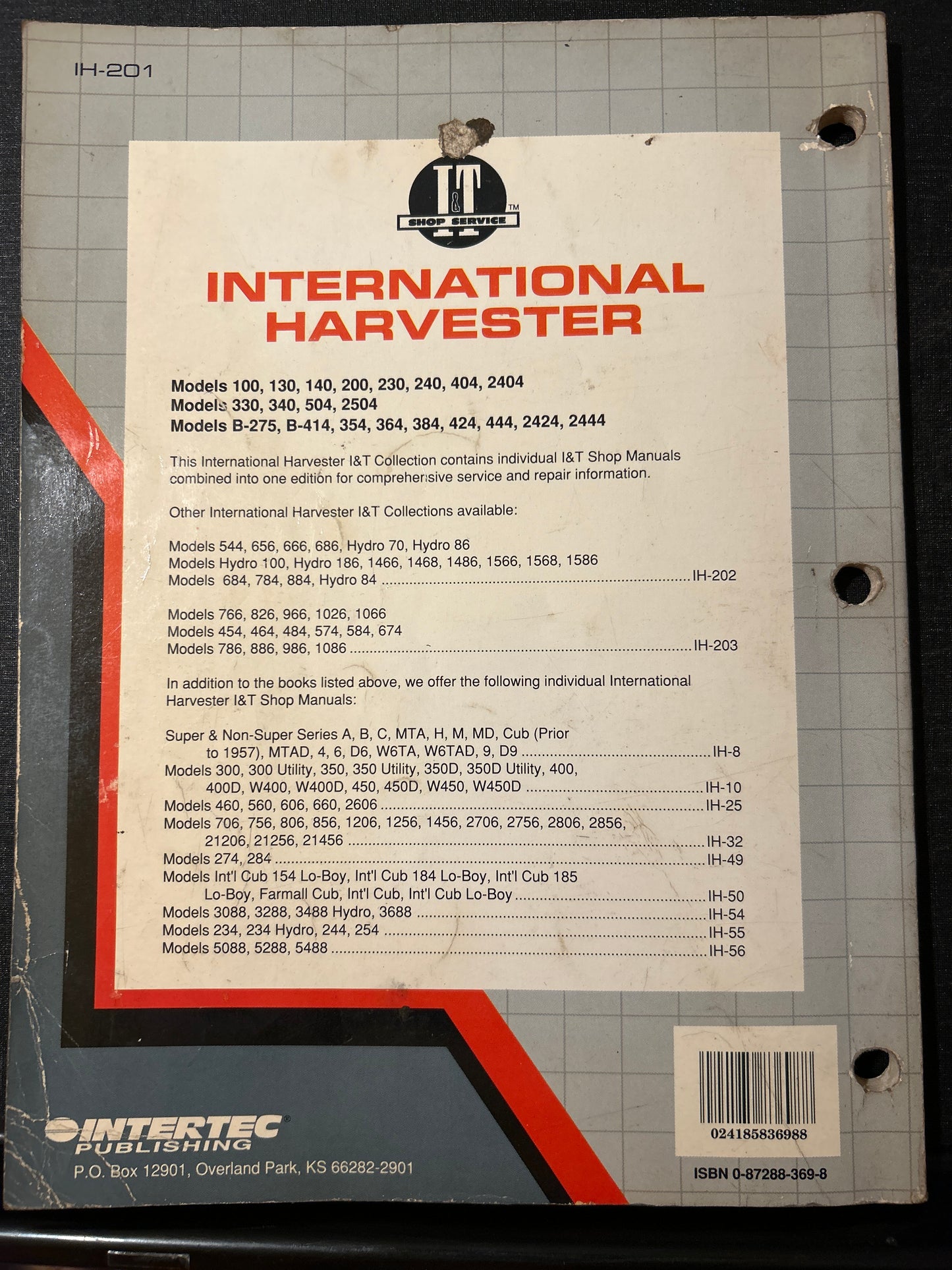 I&T _ International Harvester Collection of manuals _ Shop Manual IH-201