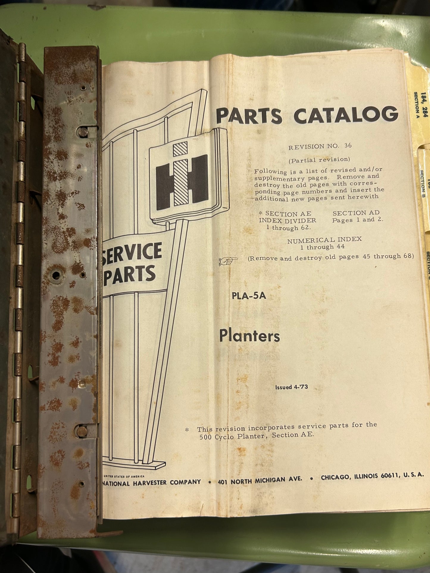 IH _ Planters _ Parts Catalog PLA-5A