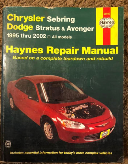 Chrysler Sebring and Dodge Stratus & Avenger Manuals
